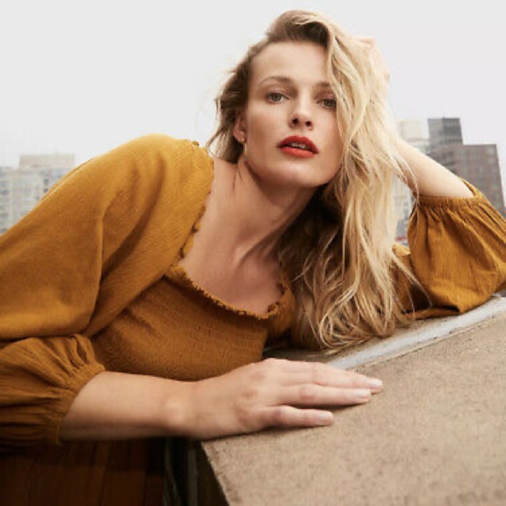 COPY - Madewell Women’s Lucie Smocked Peplum Top